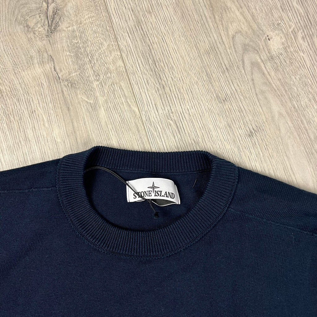 Stone Island Knit Sweatshirt - Navy Ironleague