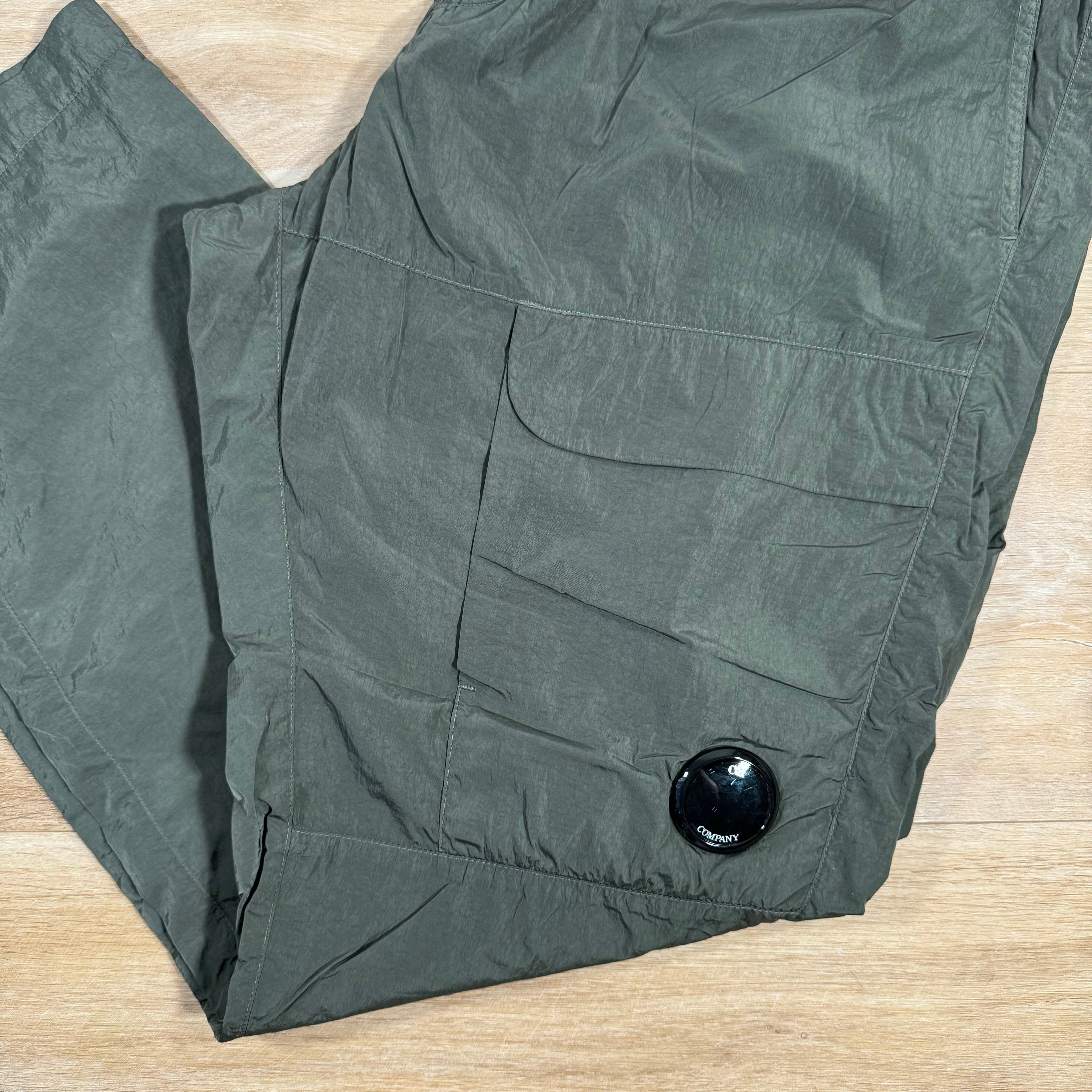 CP Company Chrome-R Loose Cargo Pants in Grape Leaf Ironleague