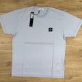 Stone Island Patch Logo T-Shirt in Lilac Ironleague