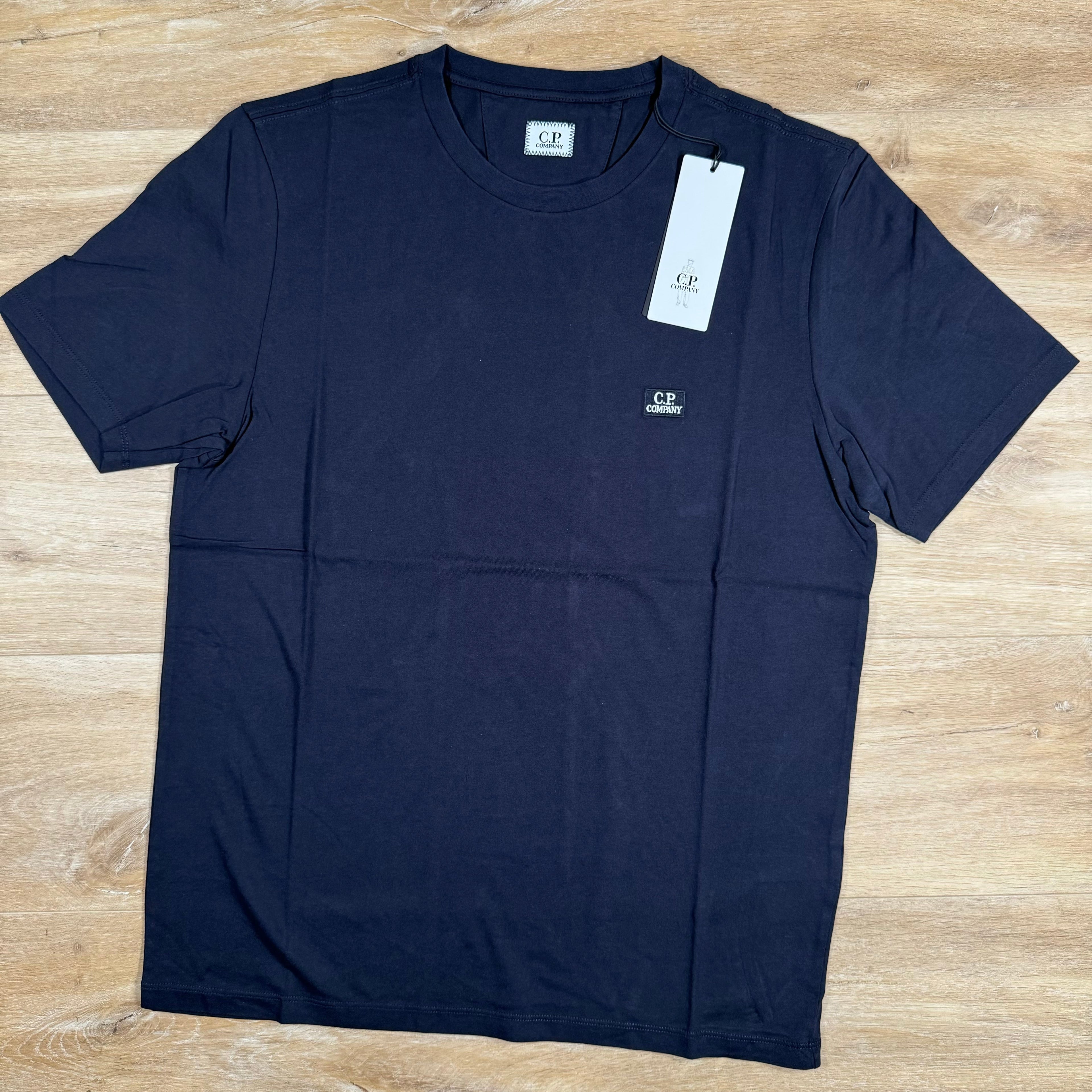 CP Company Logo Patch T-Shirt in Navy Ironleague