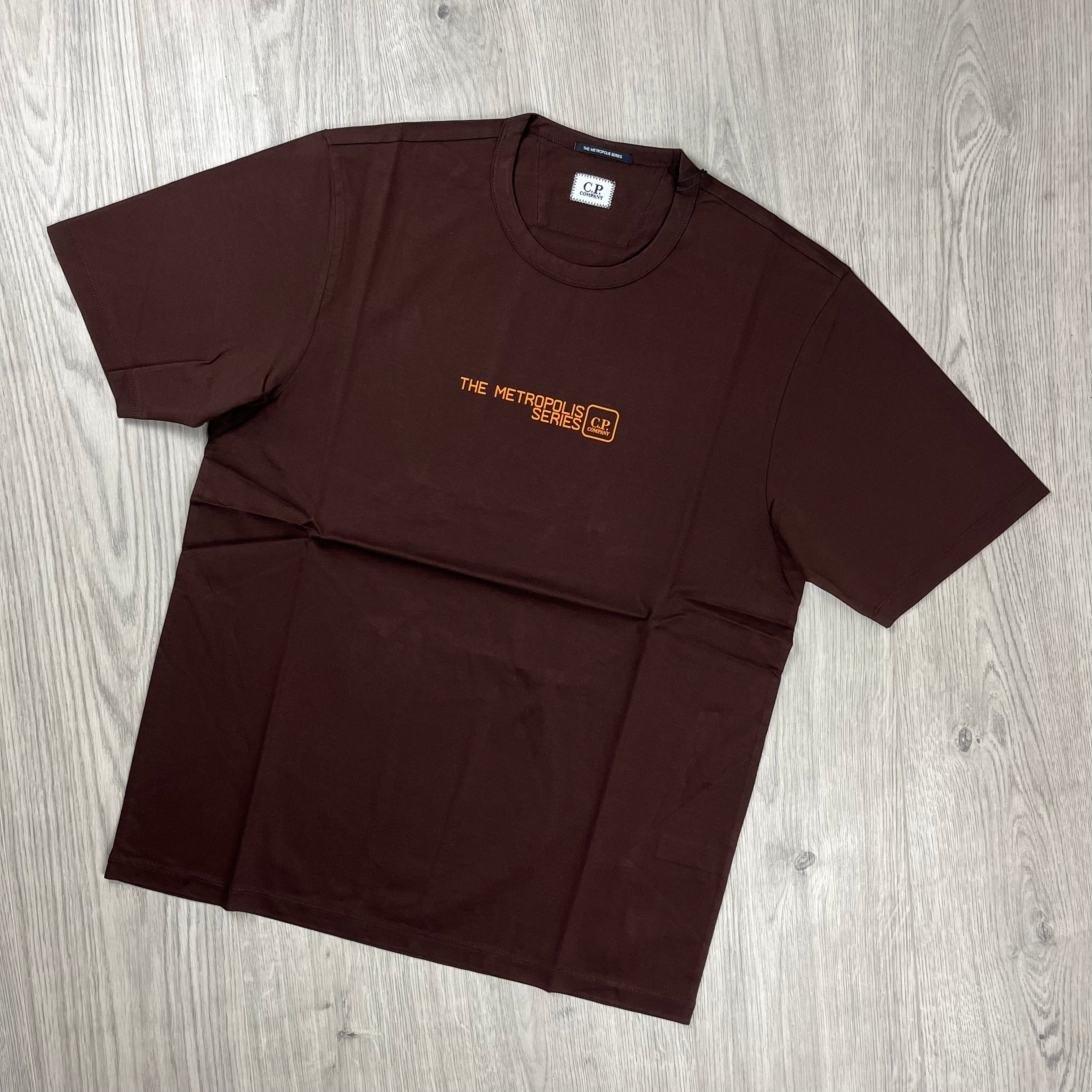 CP Company Metropolis T-Shirt - Rum Raisin Ironleague