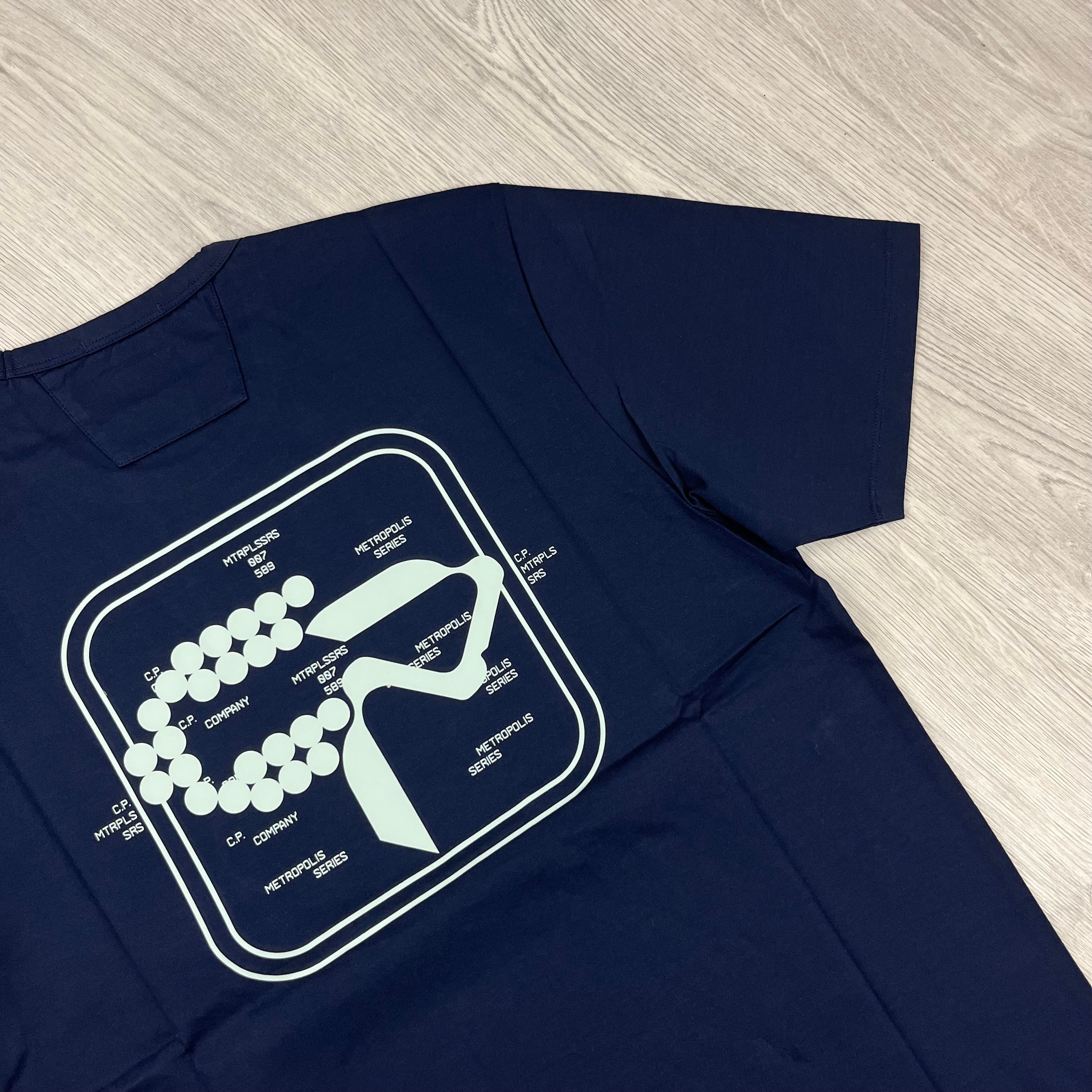 CP Company Metropolis T-Shirt - Navy Ironleague