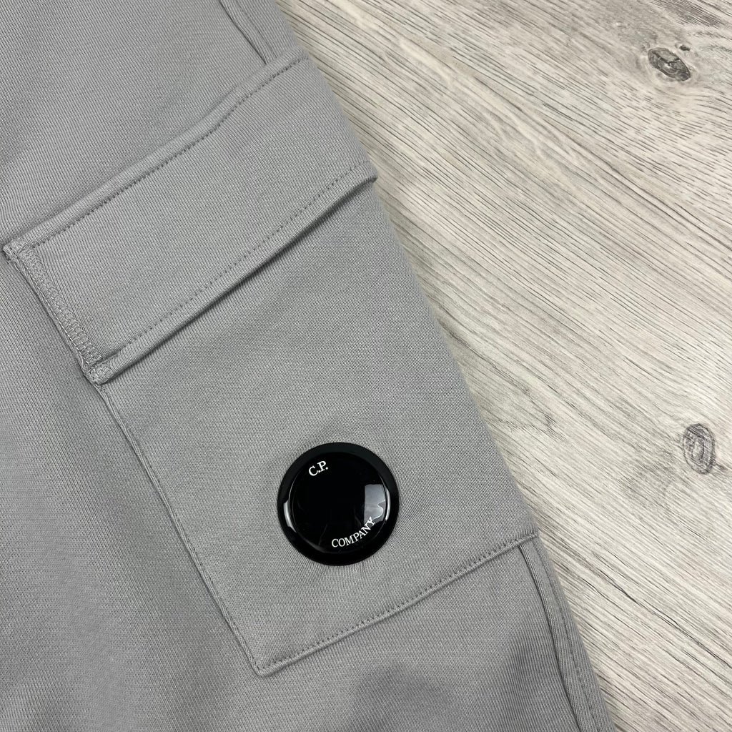 CP Company Raised Fleece Sweatpants - Drizzle Ironleague