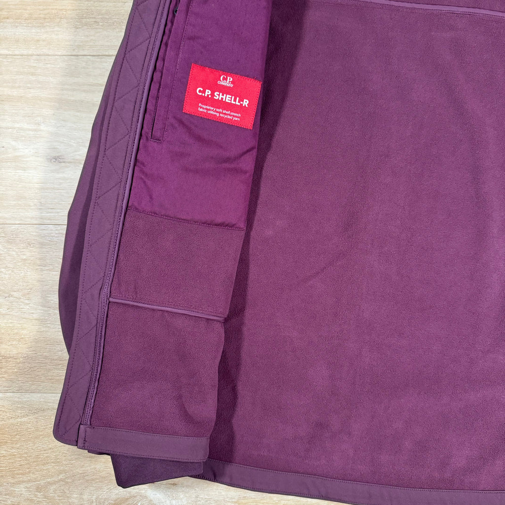 CP Company Shell-R Goggle Jacket in Potent Purple Ironleague