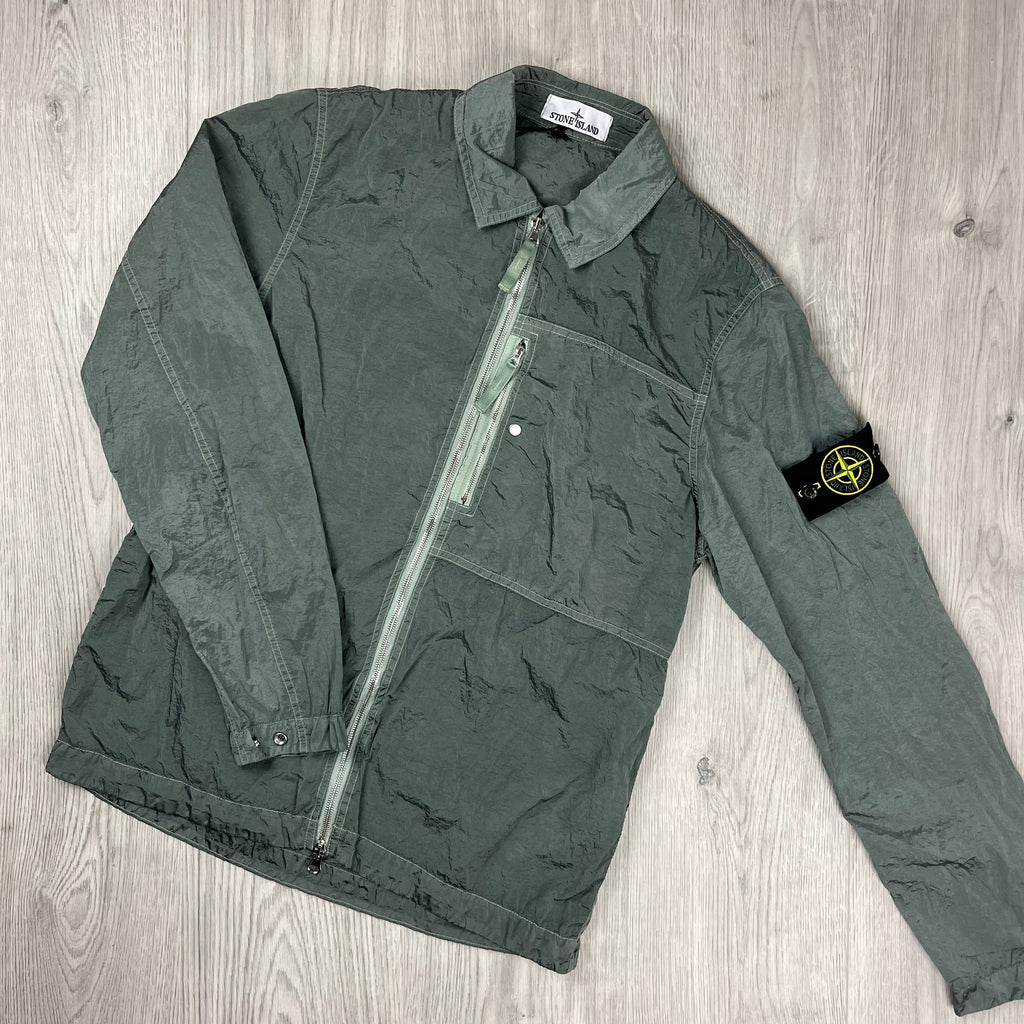 Stone Island Metal Overshirt - Sage Ironleague