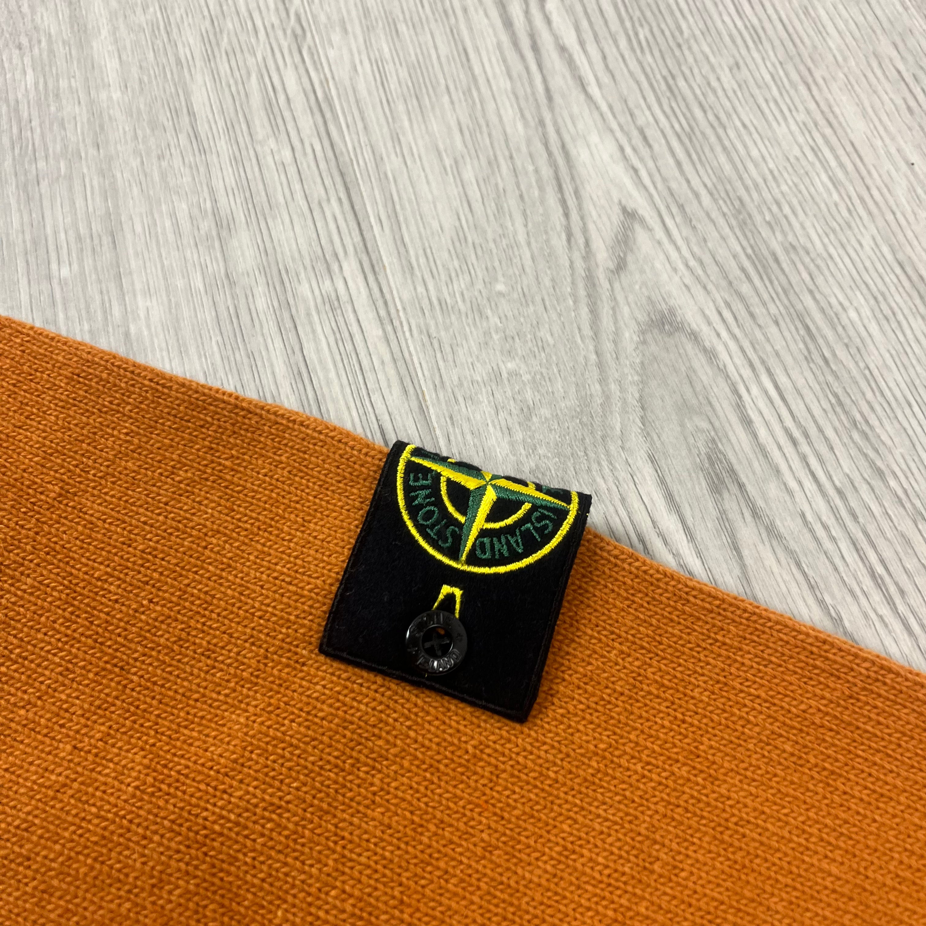 Stone Island Knit Sweatshirt - Orange Ironleague