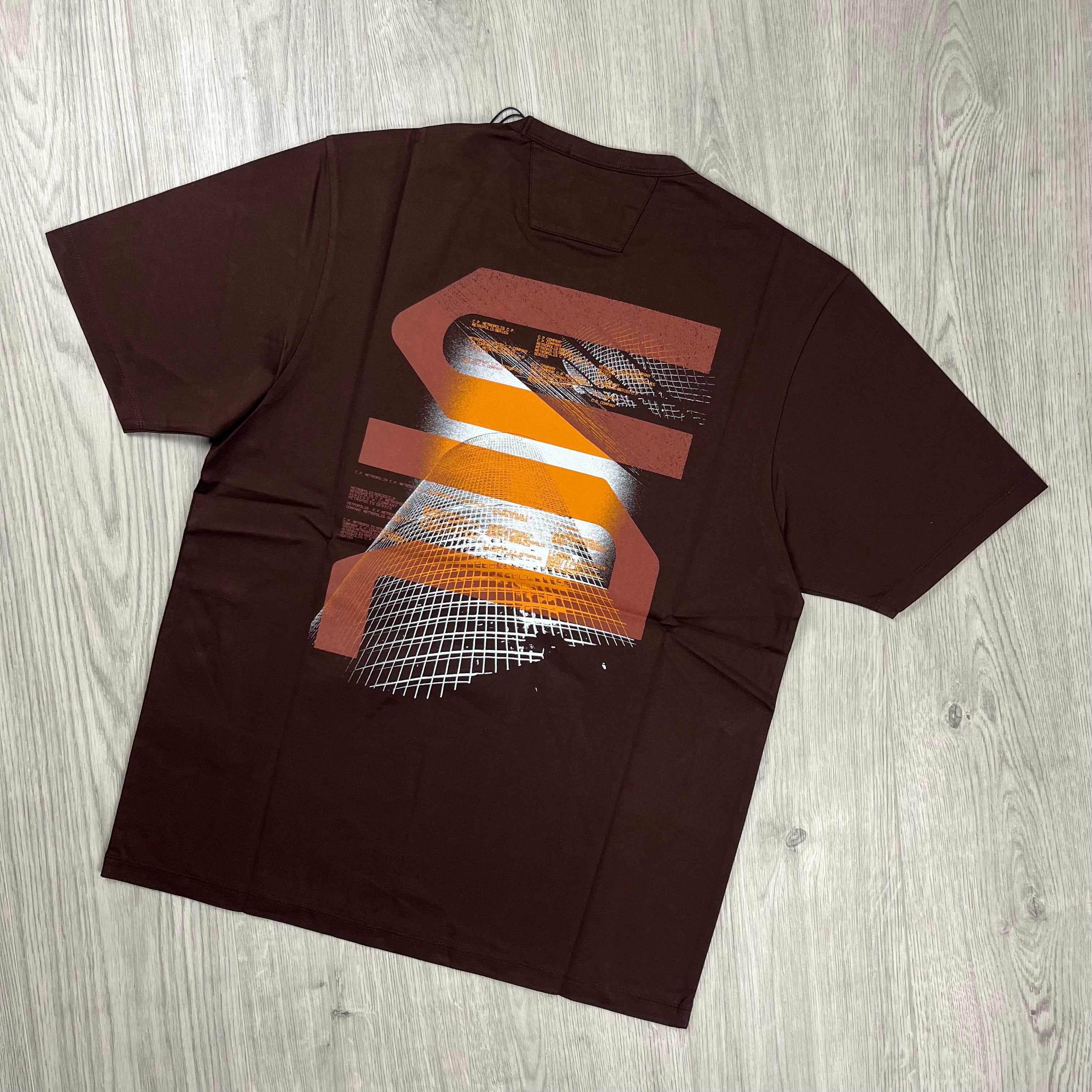 CP Company Metropolis T-Shirt - Rum Raisin Ironleague