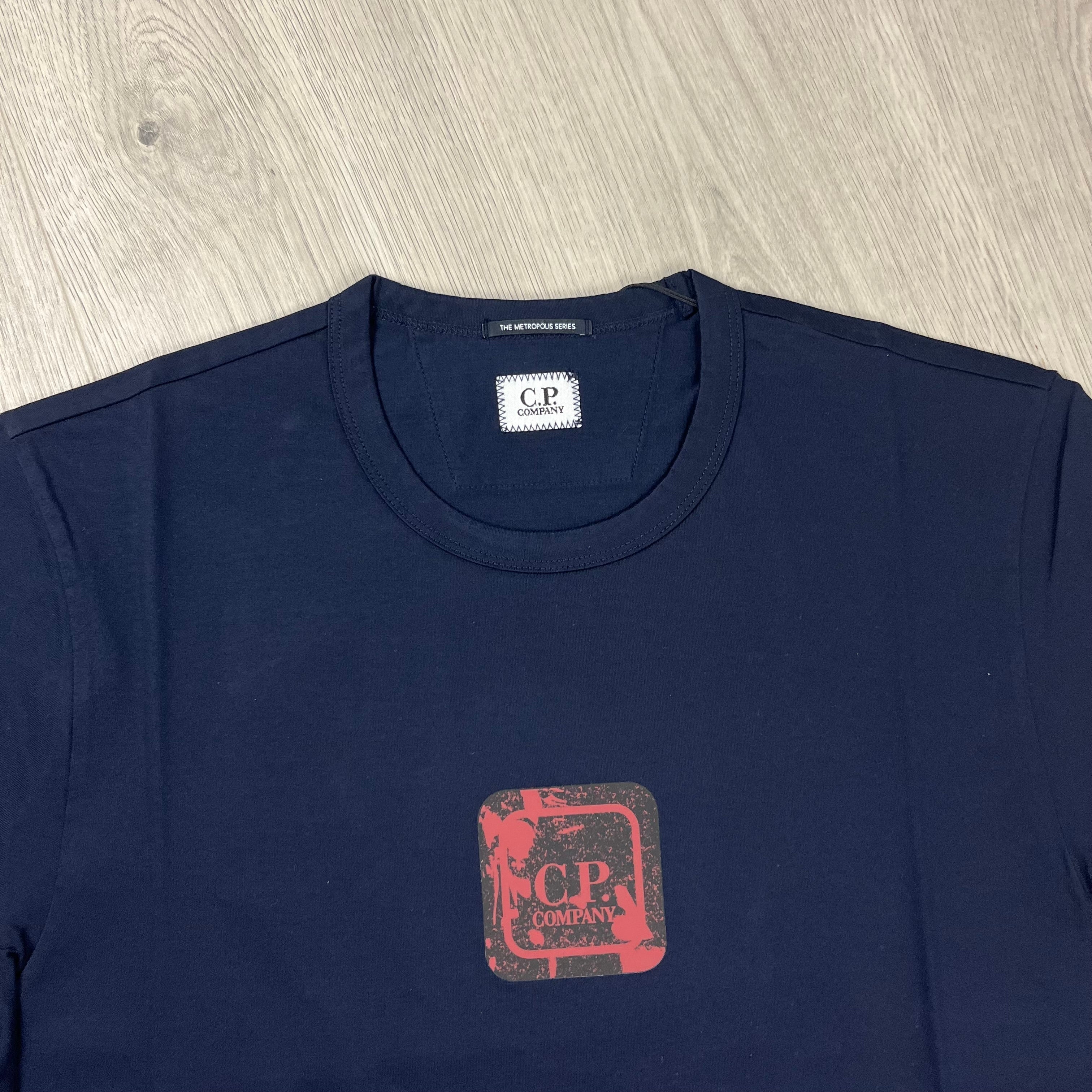 CP Company Metropolis T-Shirt - Navy Ironleague