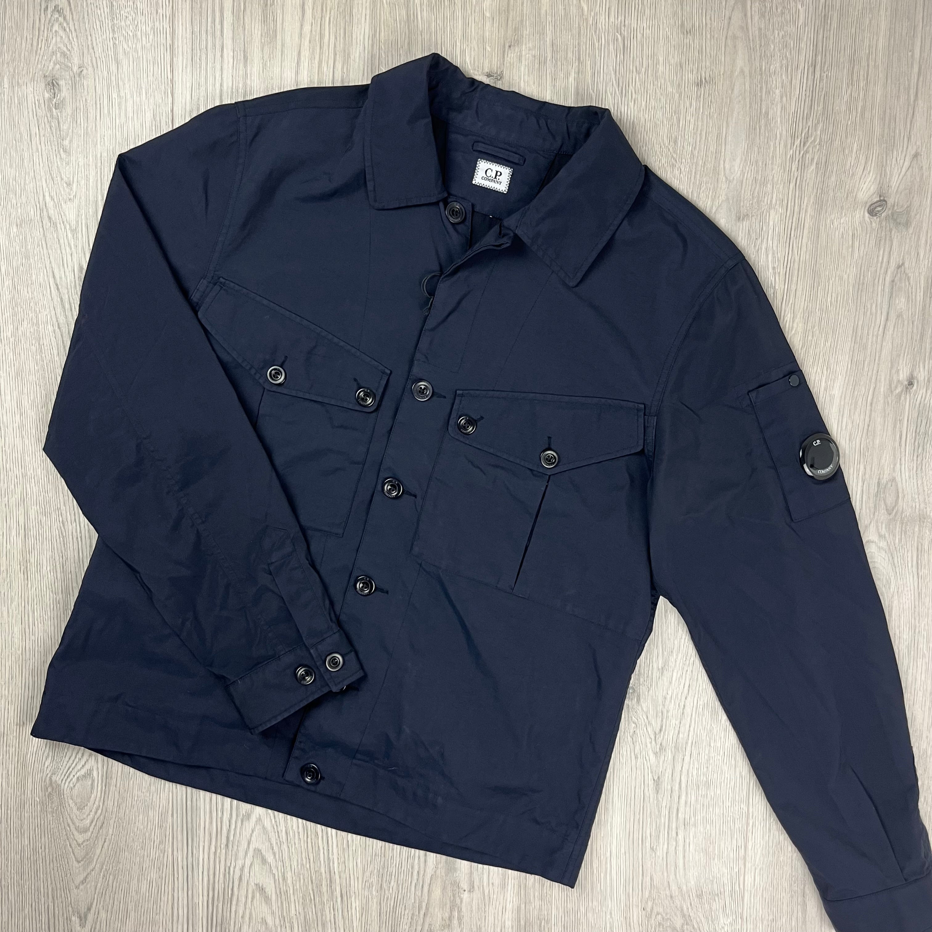 CP Company Taylon-P Overshirt - Navy Ironleague