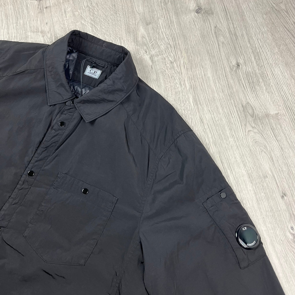 CP Company Padded Overshirt - Black Ironleague