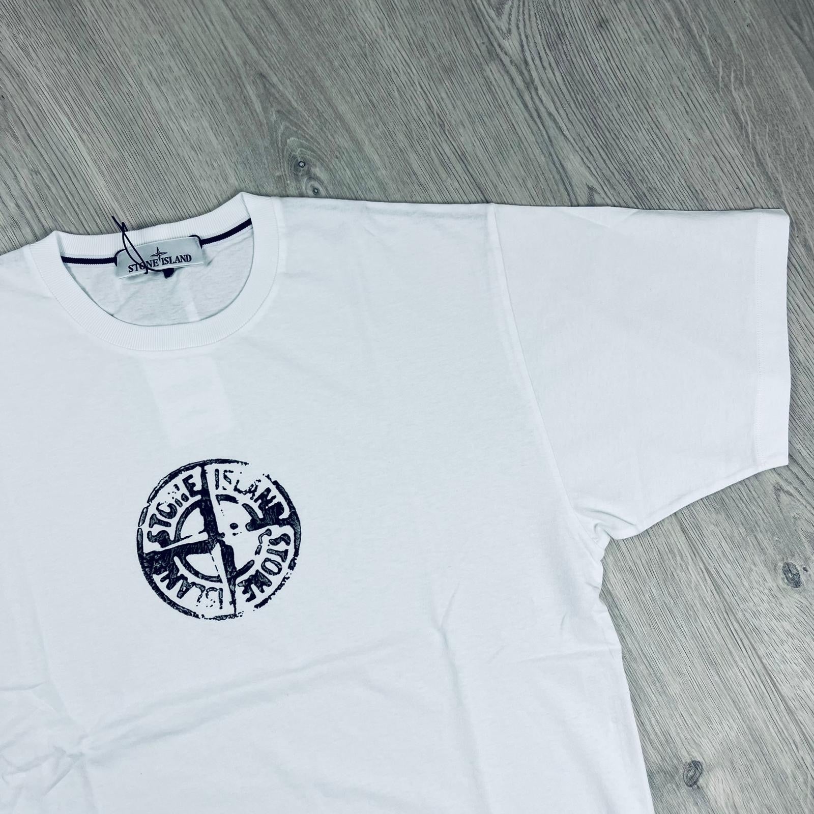 Stone Island Printed T-Shirt - White Ironleague