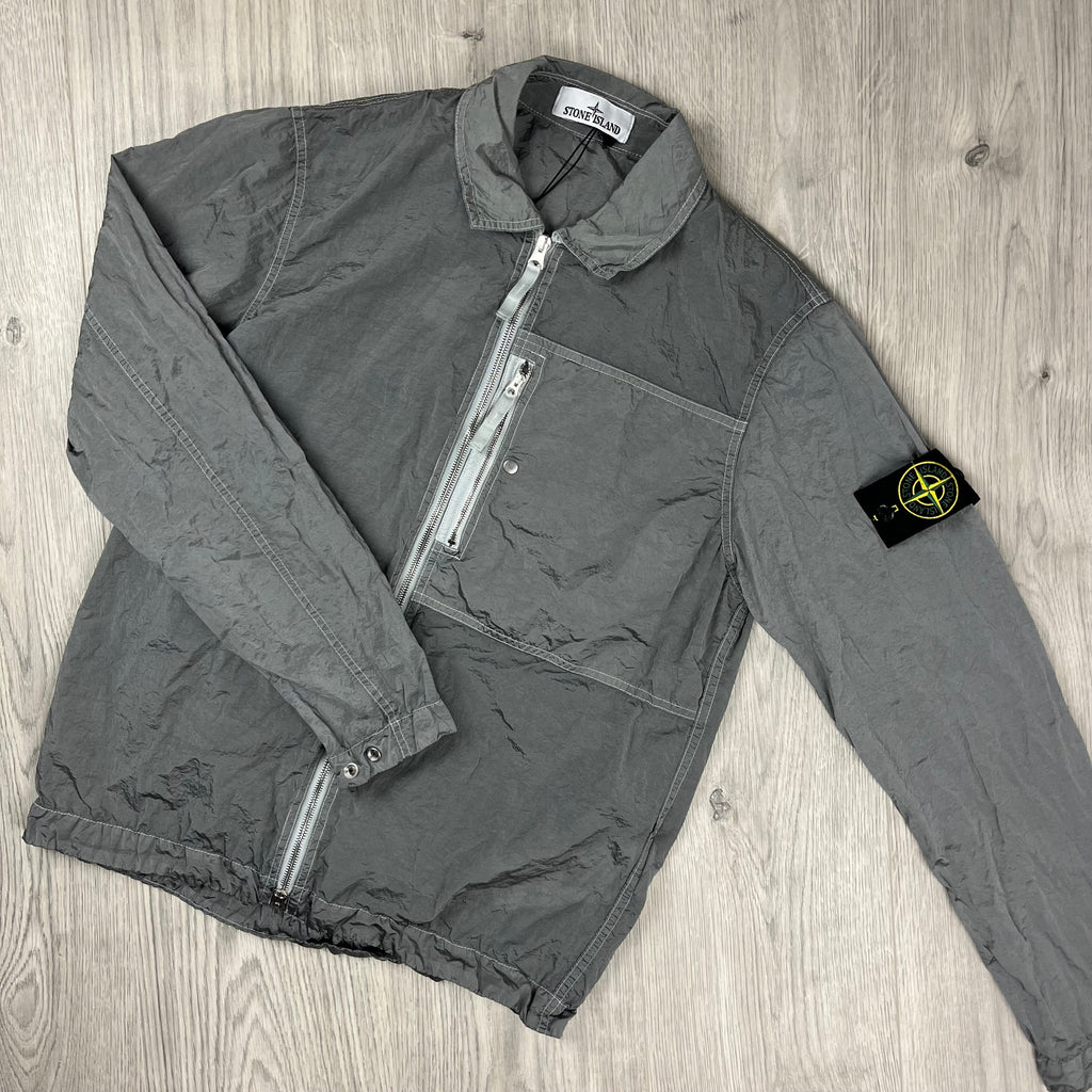 Stone Island Metal Overshirt - Grey Ironleague