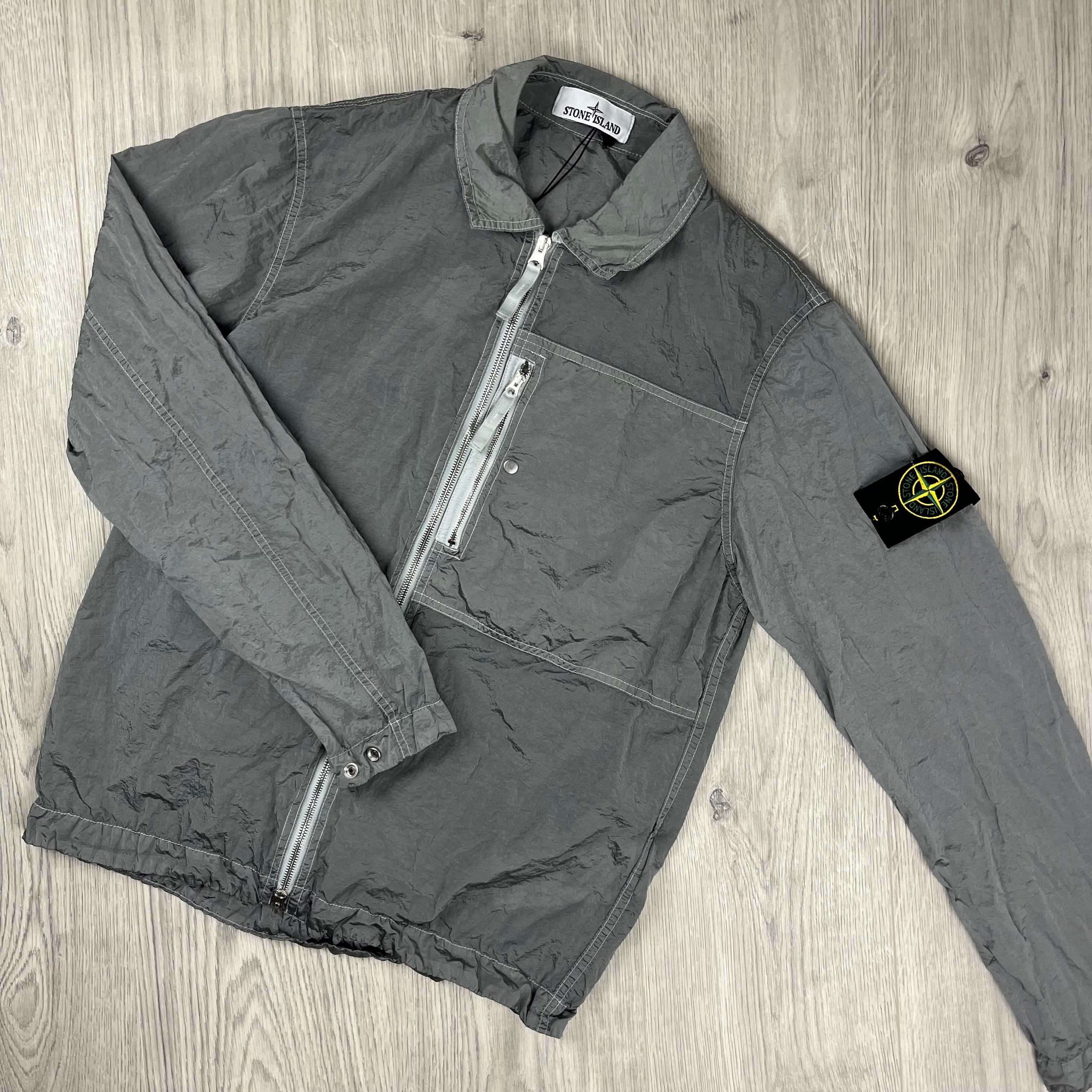 Stone Island Metal Overshirt - Grey Ironleague