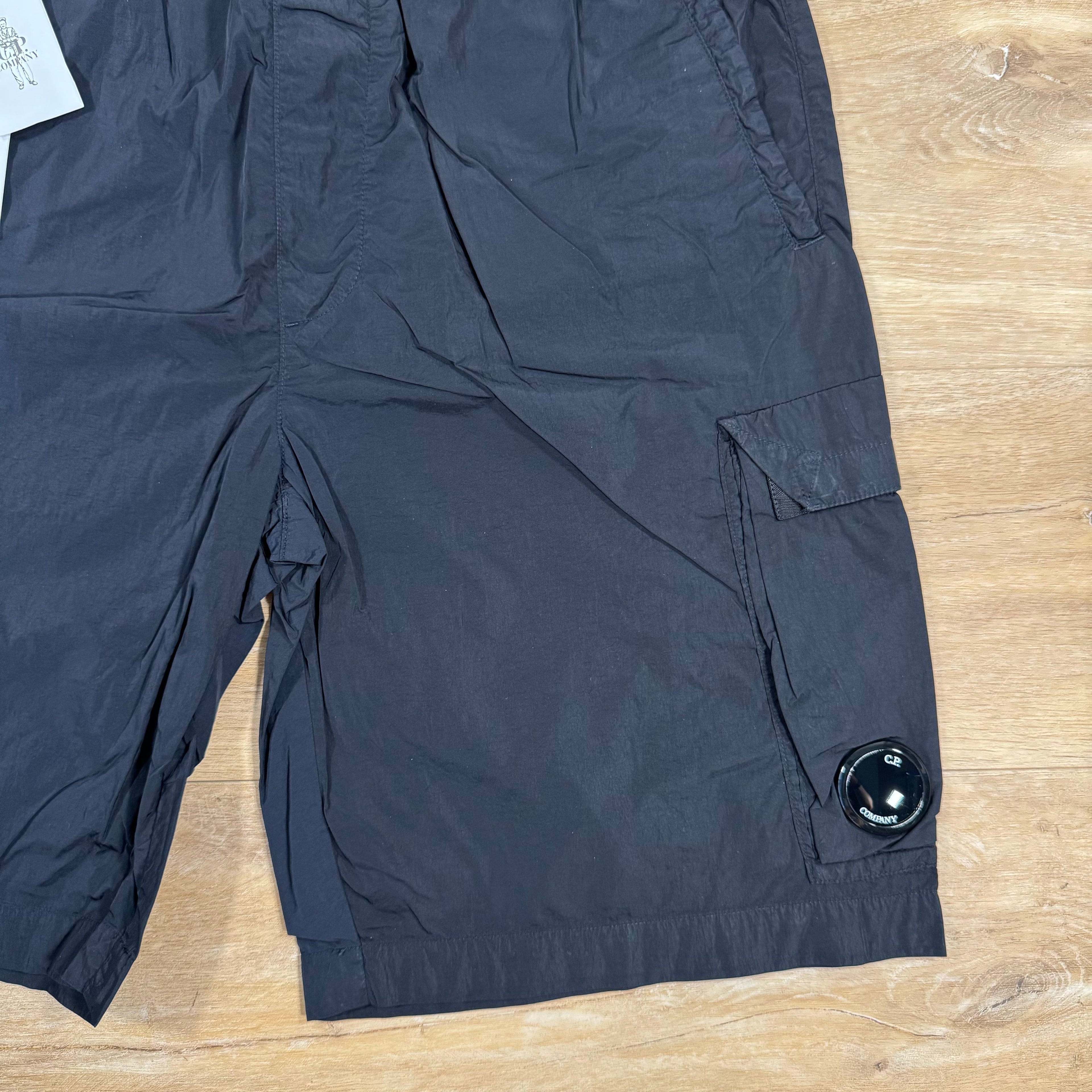 CP Company Chrome-R Cargo Shorts in Navy Ironleague