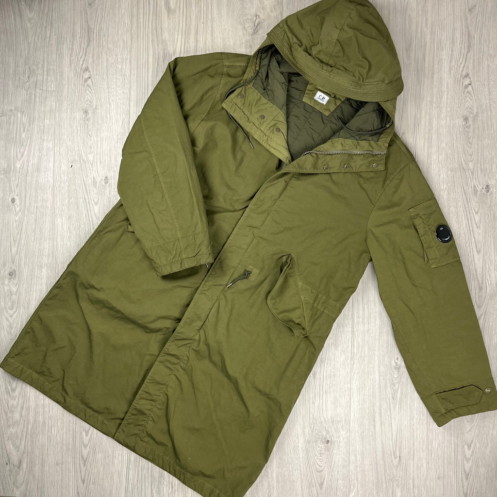 CP Company Twill Parka Jacket - Capers Ironleague