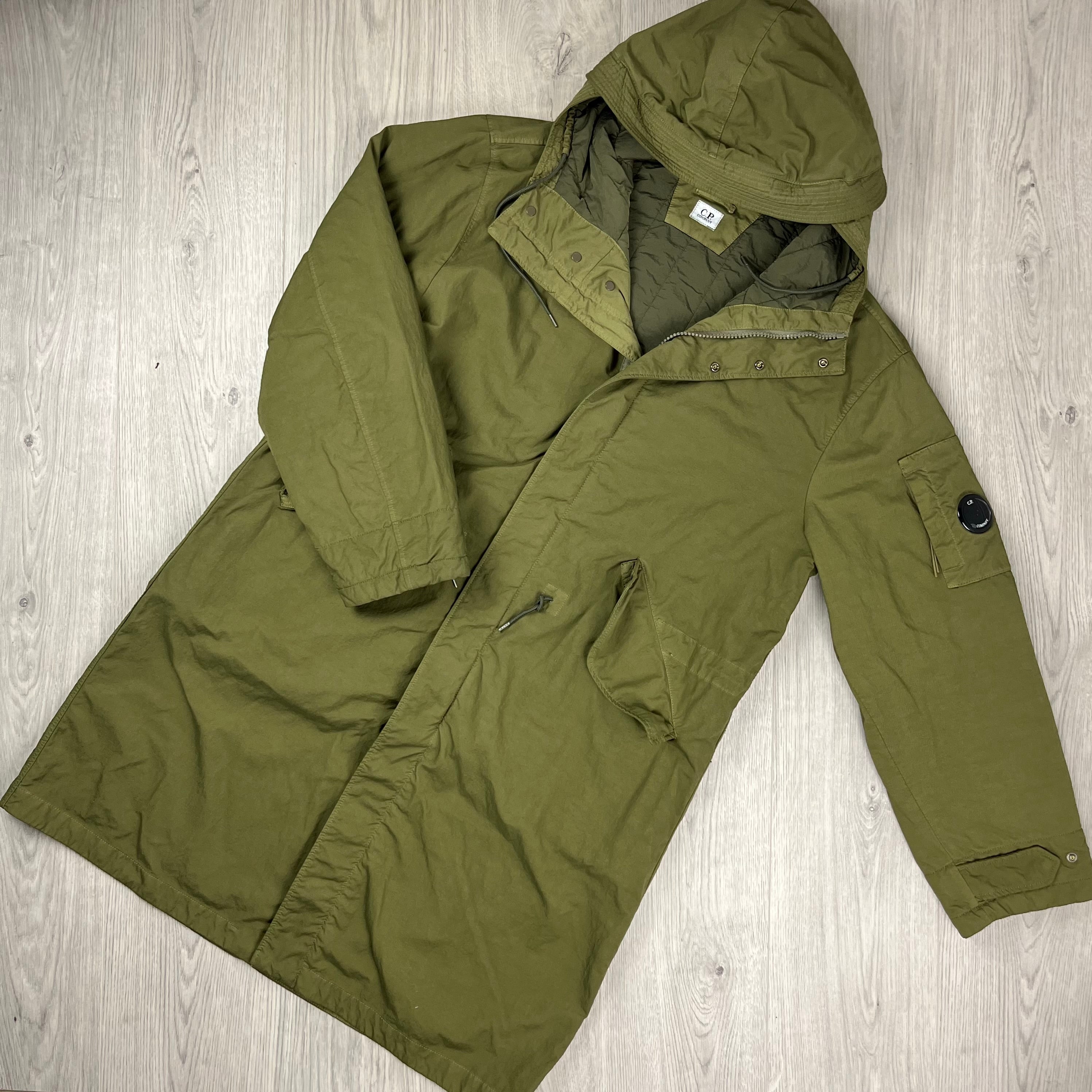 CP Company Twill Parka Jacket - Capers Ironleague