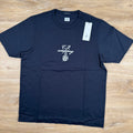 CP Company 30/2 Twisted Embroidery T-Shirt in Navy Ironleague