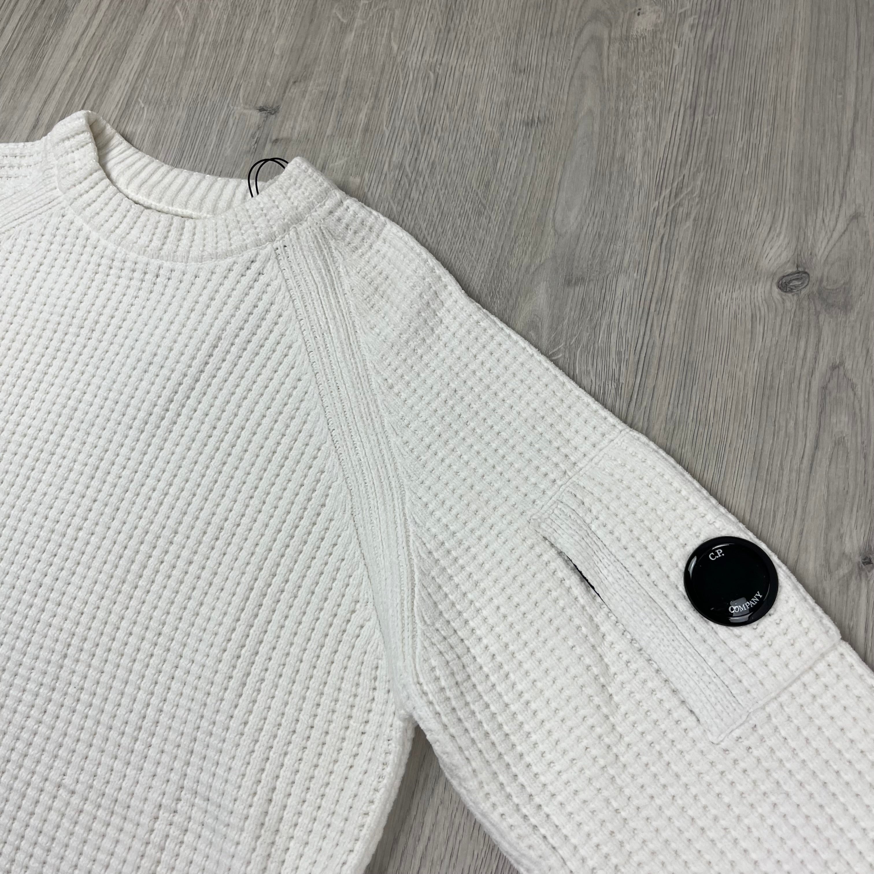 CP Company Chenille Sweatshirt - White Ironleague