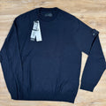 Stone Island Light Pure Wool Ghost Sweatshirt in Navy Ironleague