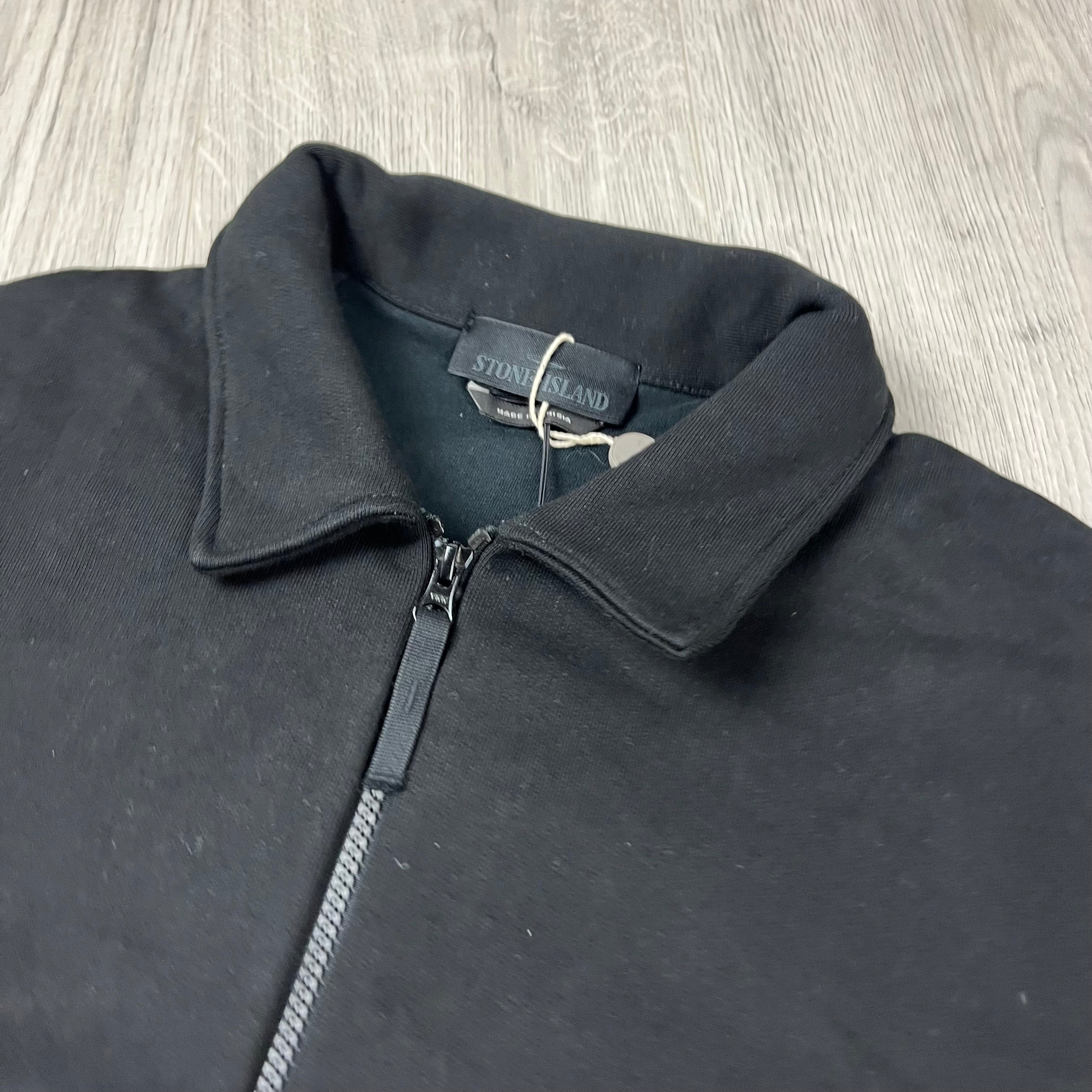 Stone Island Ghost Zip Fleece - Black Ironleague