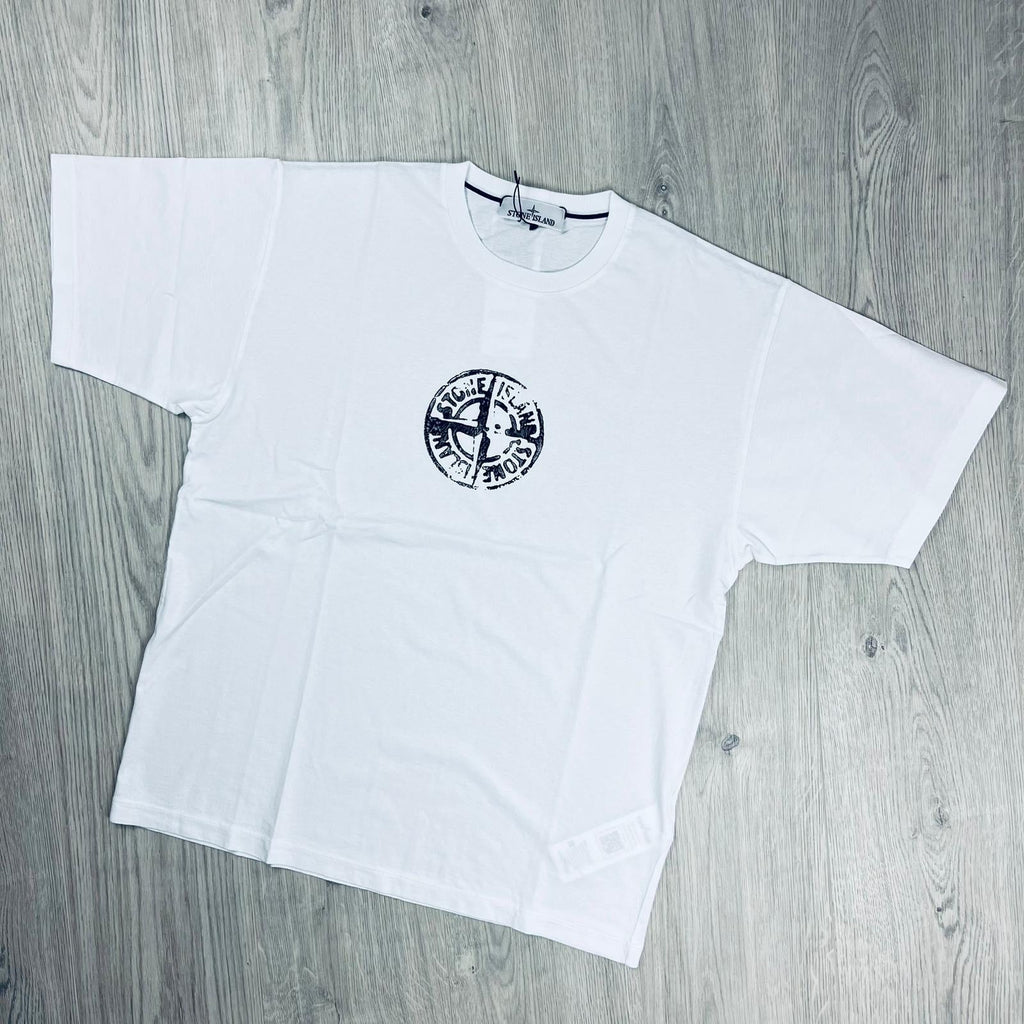 Stone Island Printed T-Shirt - White Ironleague