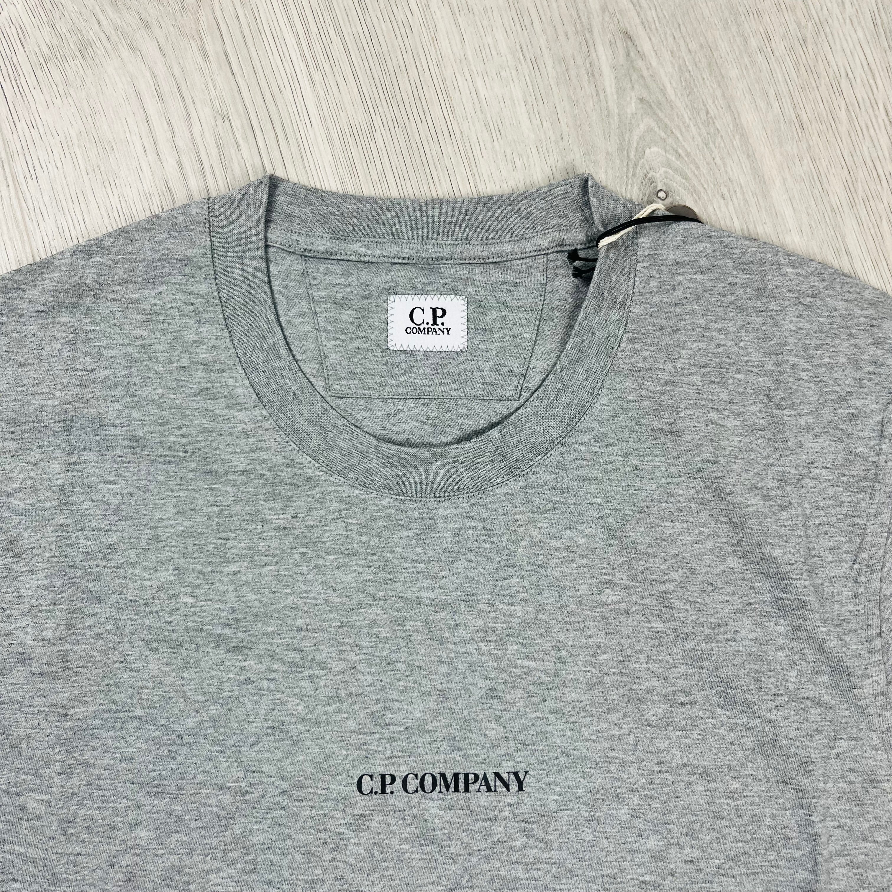 CP Company Printed T-Shirt - Grey Ironleague