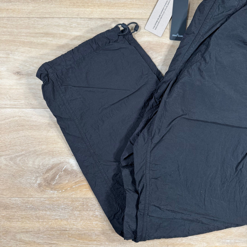 Stone Island Nylon Metal Pants in Black with Nylon Mesh Lining Ironleague