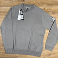 Stone Island Light Pure Wool Ghost Sweatshirt in Dust Grey Ironleague