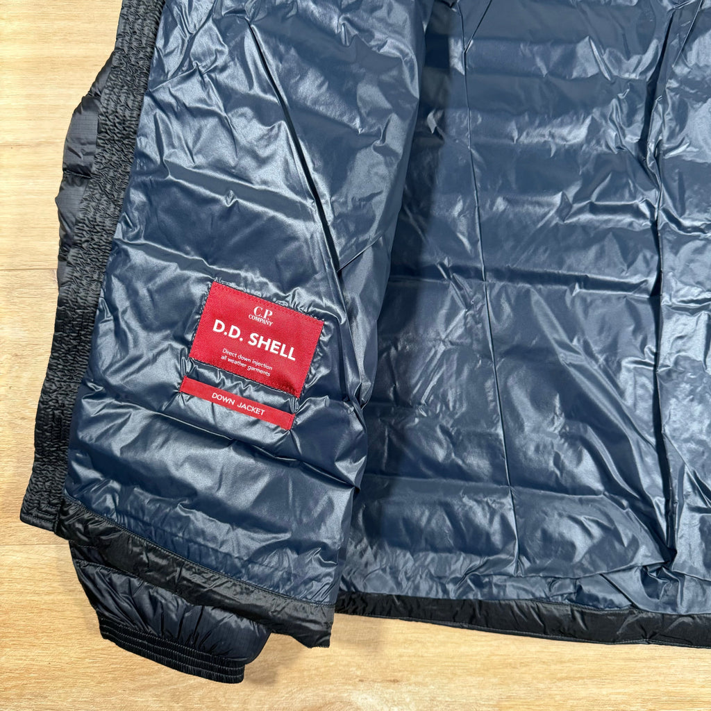 CP Company DD Shell Goggle Down Jacket in Navy Ironleague