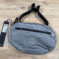 Stone Island Nylon Metal Padded Belt Bag in Pearl Grey Ironleague