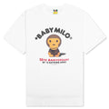 A BATHING APE Baby Milo 25th Anniversary Photo Tee - White