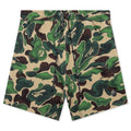 A BATHING APE Bape Art Camo Sweat Shorts - Green