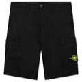 Stone Island Cargo Bermuda Shorts - Black