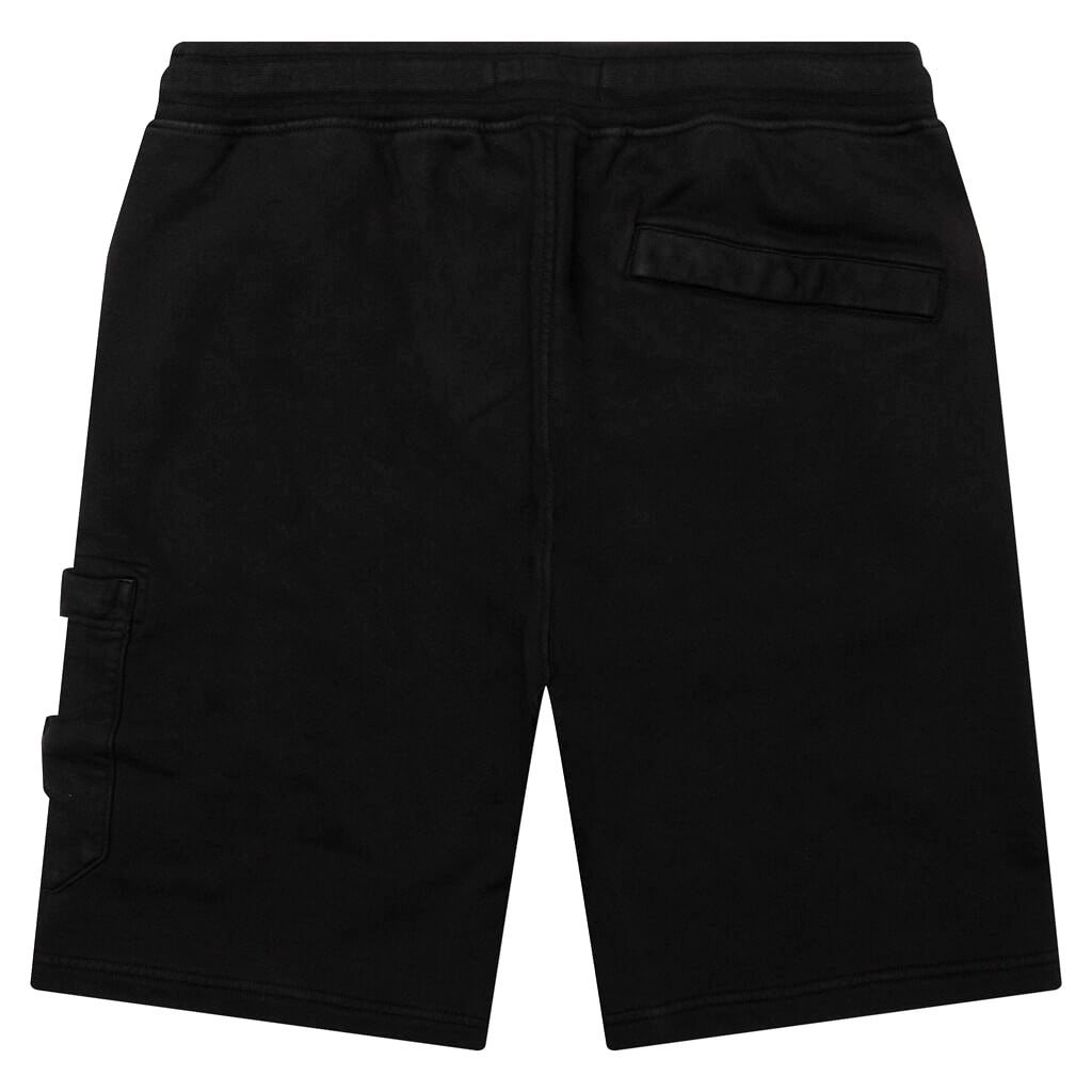 Stone Island Bermuda Sweat Shorts - Black