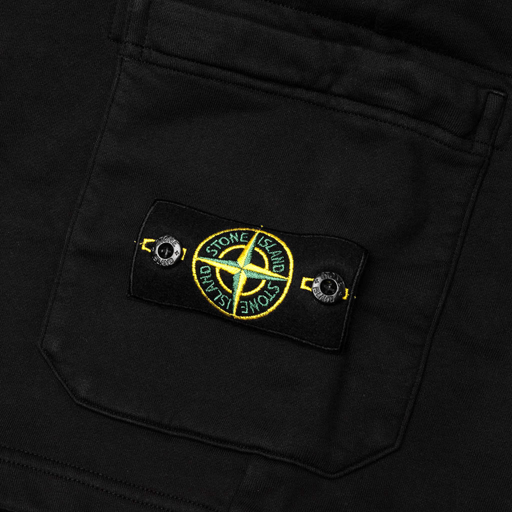 Stone Island Bermuda Sweat Shorts - Black