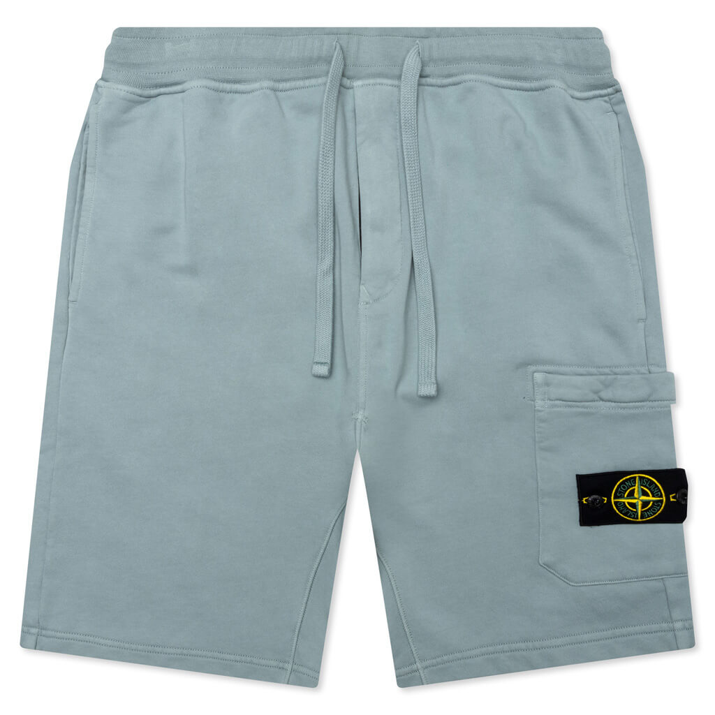 Stone Island Bermuda Sweat Shorts - Sky Blue