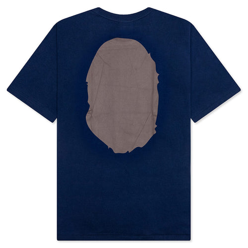 A BATHING APE Big Ape Head Tee - Navy