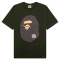 A BATHING APE Big Ape Head Tee - Olive Drab