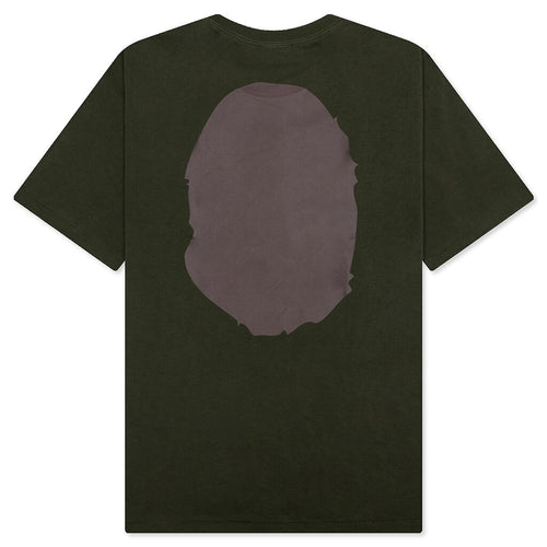 A BATHING APE Big Ape Head Tee - Olive Drab