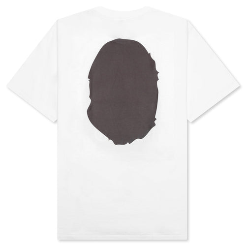 A BATHING APE Big Ape Head Tee - White
