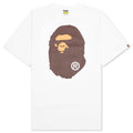 A BATHING APE Big Ape Head Tee - White