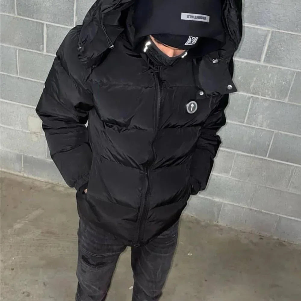 Trapstar Irongate Detachable Hooded Jacket - Black Ironleague