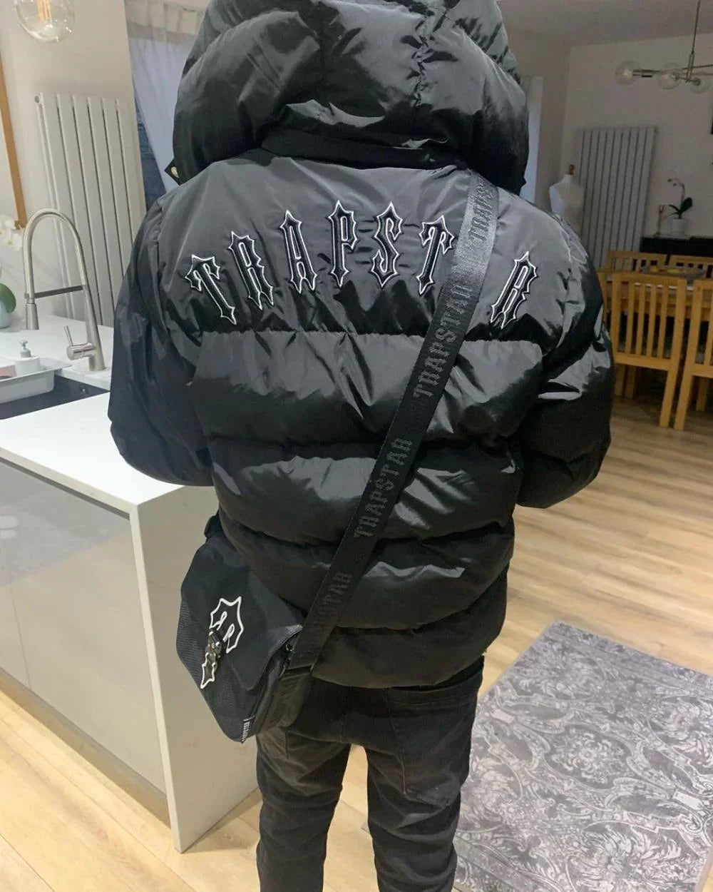 Trapstar Irongate Detachable Hooded Jacket - Black Ironleague