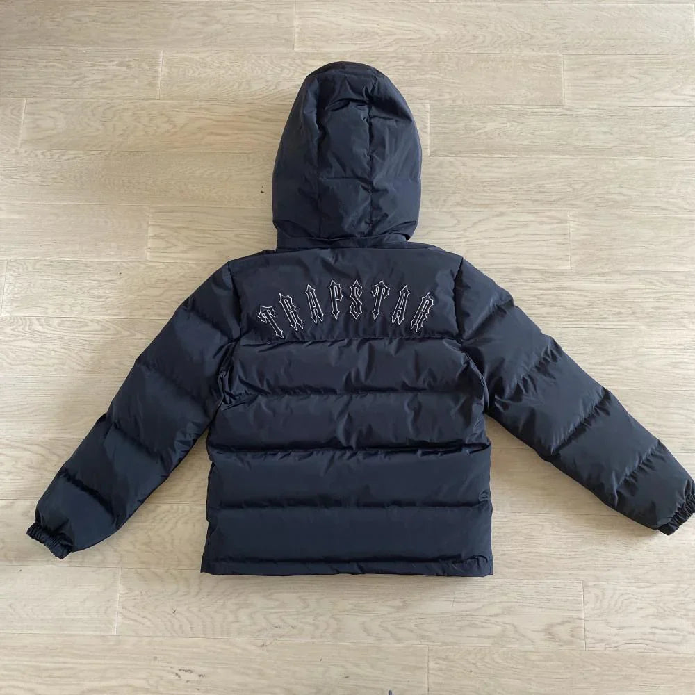Trapstar Irongate Detachable Hooded Jacket - Black Ironleague