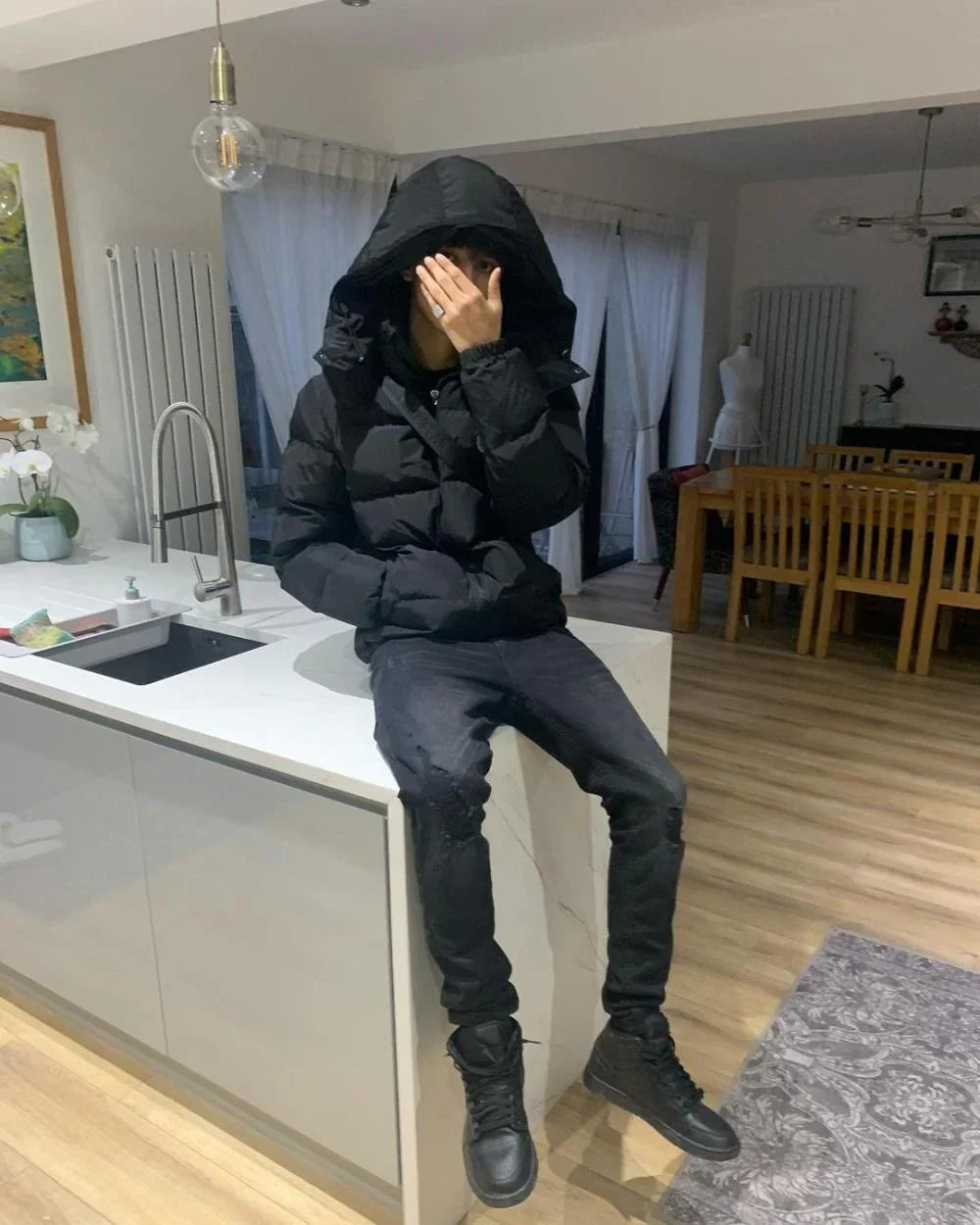 Trapstar Irongate Detachable Hooded Jacket - Black Ironleague