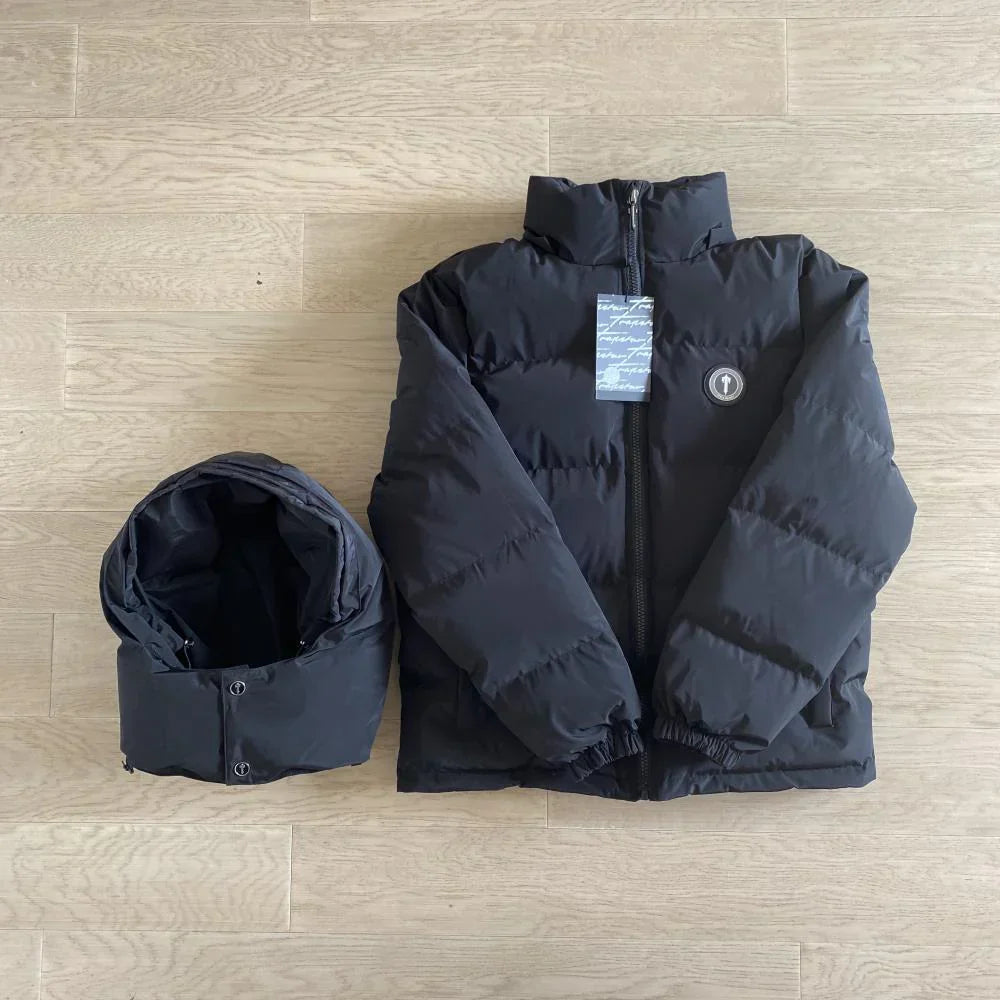Trapstar Irongate Detachable Hooded Jacket - Black Ironleague