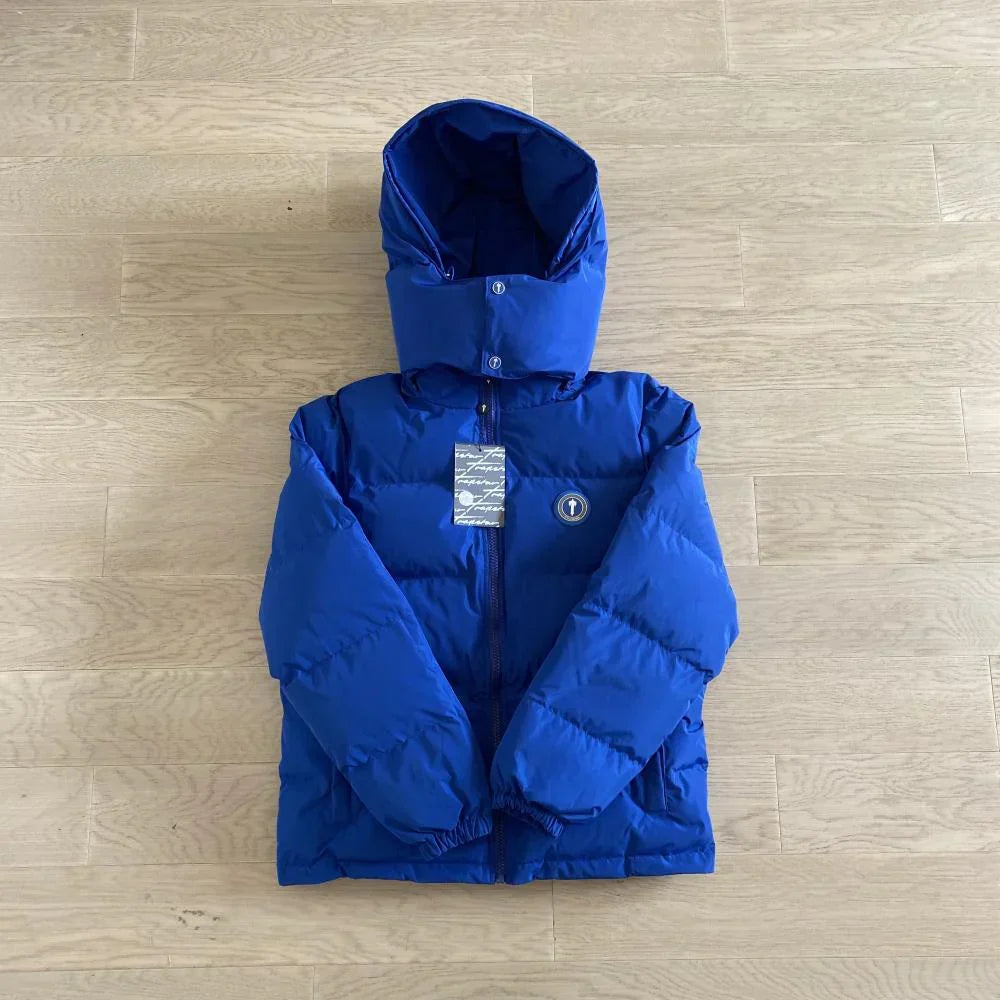 Trapstar Irongate Detachable Hooded Jacket - Blue Ironleague
