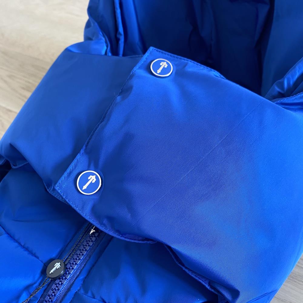 Trapstar Irongate Detachable Hooded Jacket - Blue Ironleague