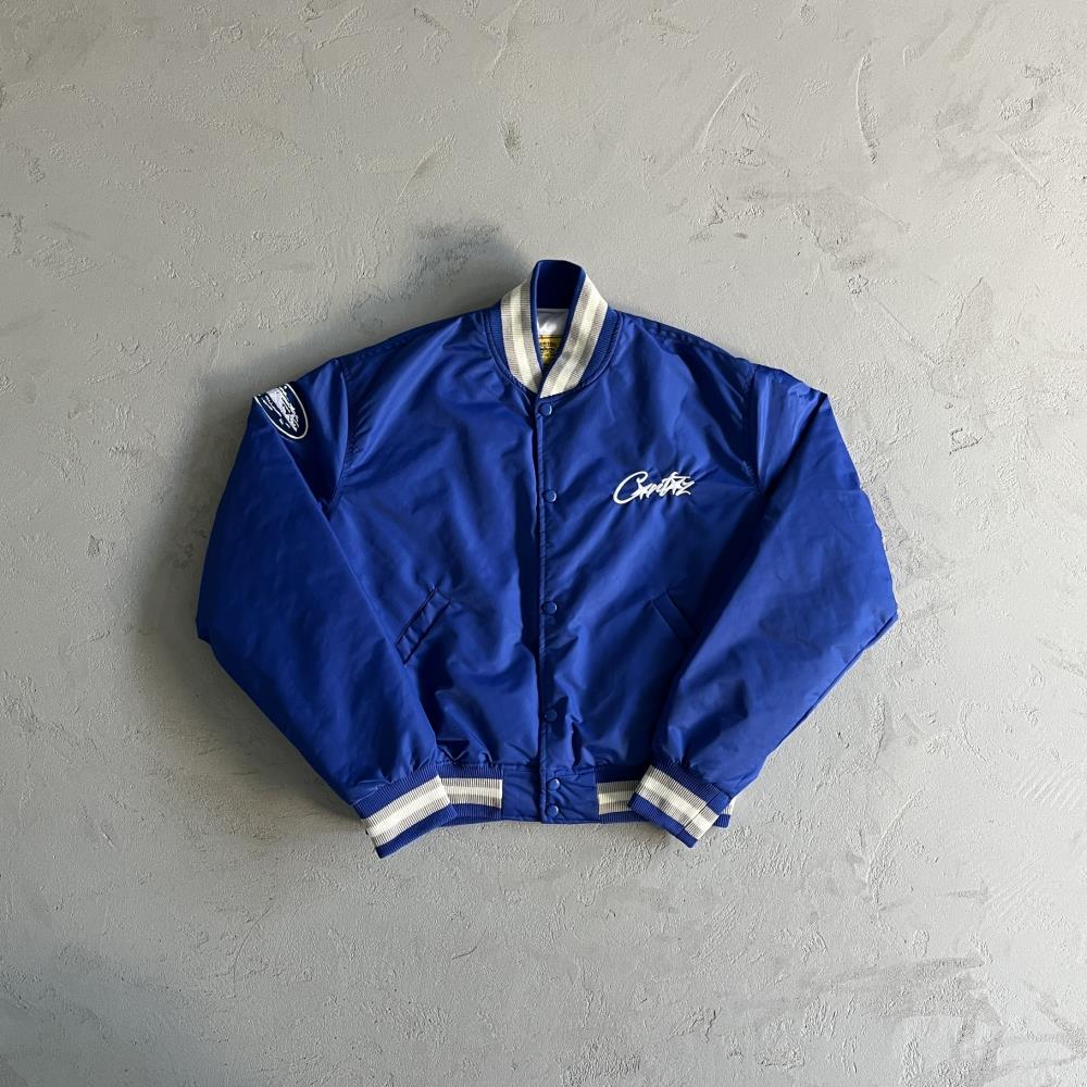 Corteiz Stadium Jacket - Blue Ironleague