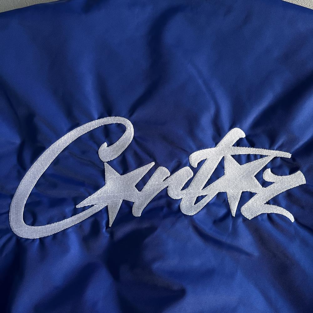 Corteiz Stadium Jacket - Blue Ironleague